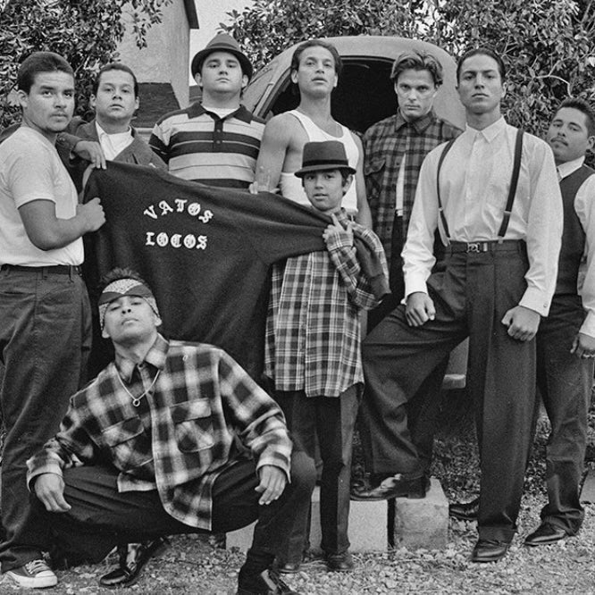 Chicanos wearing FB County Image