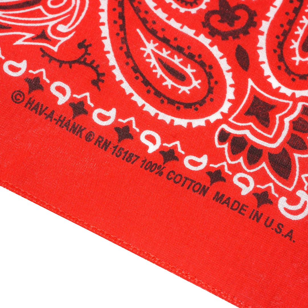 hav-a-hank made in usa red bandana Image