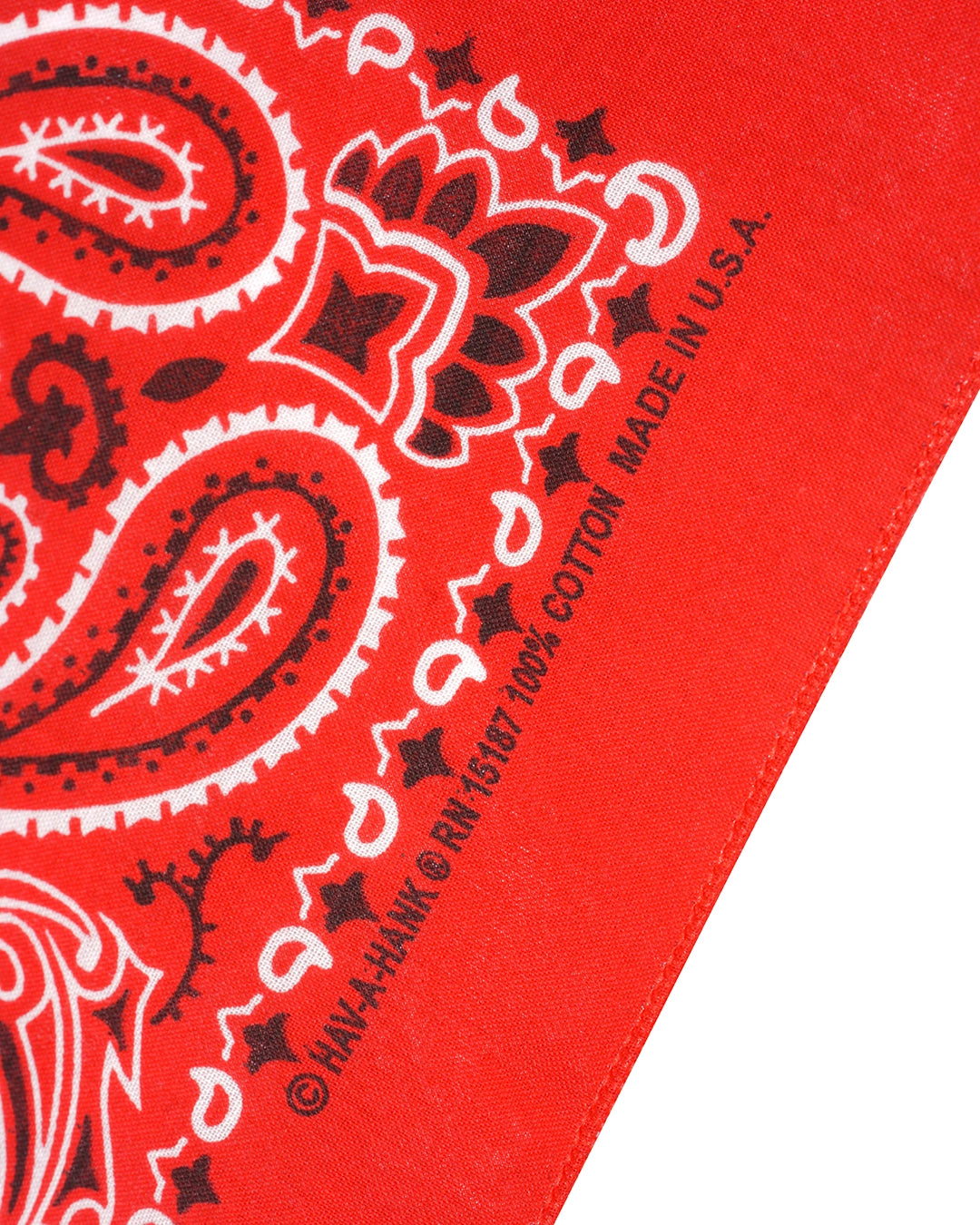 Hav-A-Hank Paisley Bandana Red